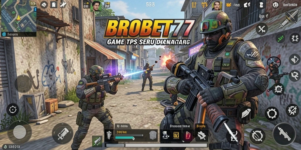 Tampilan gameplay BROBET77 yang memukau dengan aksi menegangkan.