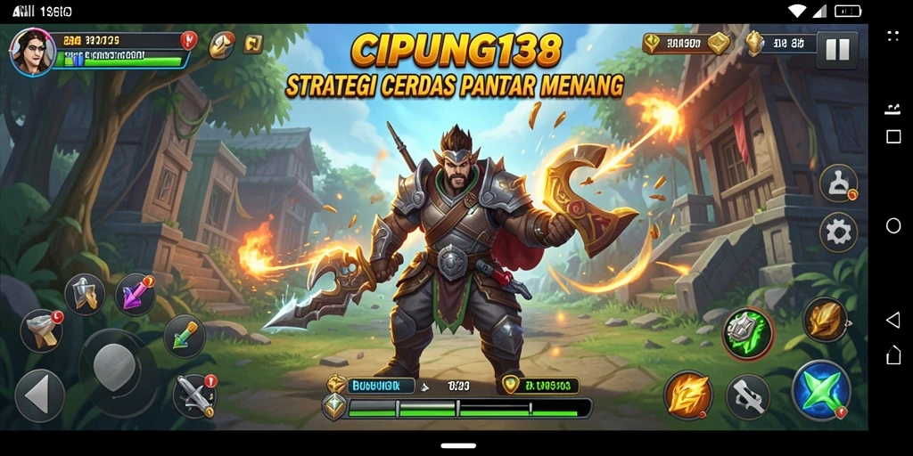 Tangkapan layar menunjukkan gameplay menegangkan di CIPUNG138.