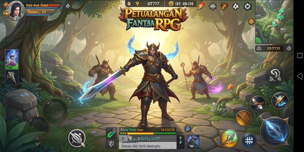 Tampilan gameplay GT777 menampilkan petualangan seru dan grafis yang memukau.