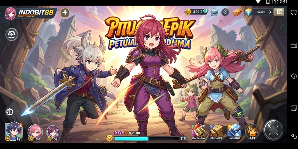 Gameplay seru dan grafis menawan di INDOBIT88.