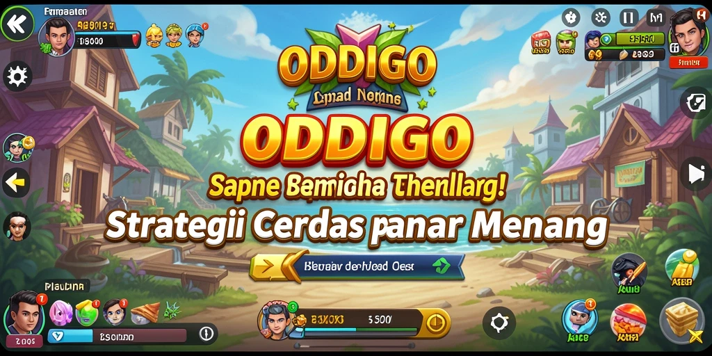 Tampilan gameplay ODDIGO dengan strategi mendebarkan.