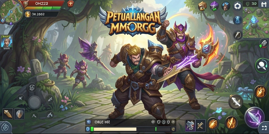 Tampilan gameplay seru dan interaktif di OH222.