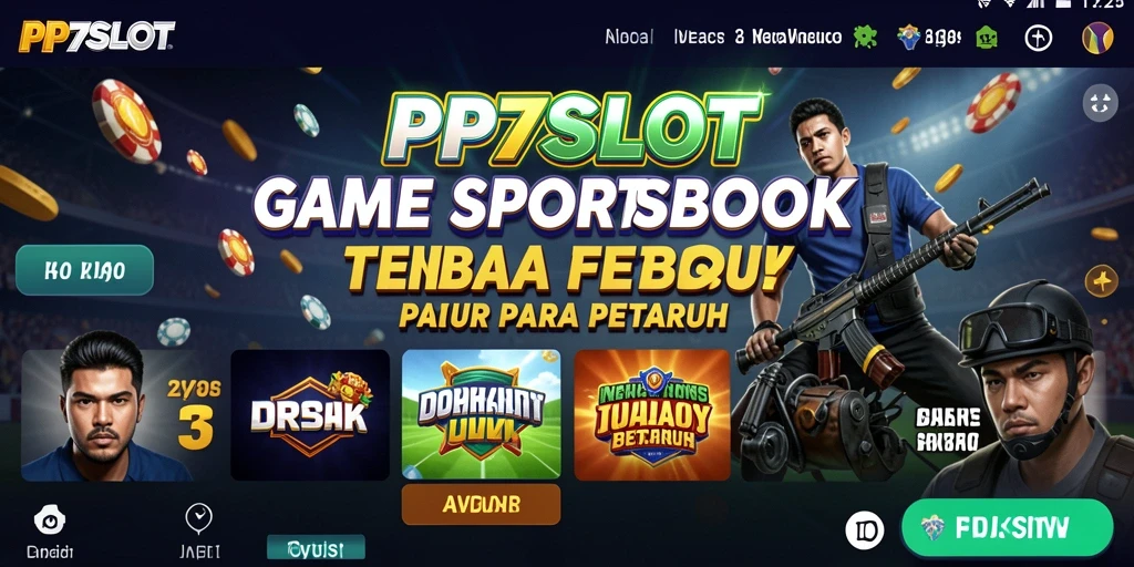 Screenshot menampilkan gameplay menarik dari PP7SLOT dalam sports book.