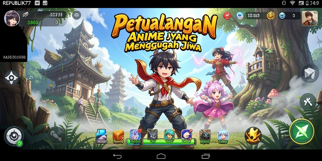 Tampilan gameplay menarik dari REPUBLIK77 yang penuh aksi.