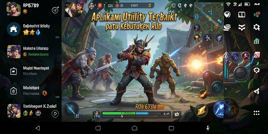 Screenshot utama RP6789 menunjukkan tampilan antarmuka yang mudah digunakan.