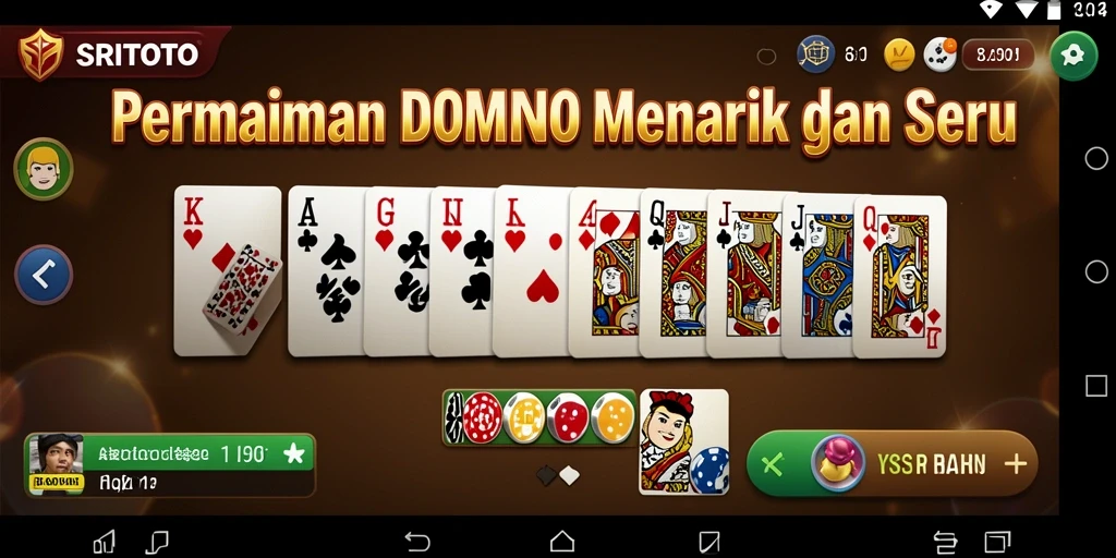 Tampilan gameplay mendebarkan dan interaktif dalam SRITOTO.
